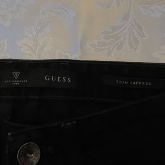 Guess Black Jeans slim tapered size US 29 - Picture 4 of 14